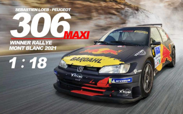 New Sebastien Loeb Peugeot 306 Maxi Winner Rallye Mont Blanc 2021 1 : 18 - New Porsche & More Models - Fête des Pères : idées cadeaux