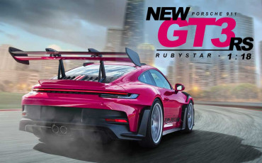 New Porsche 911 GT3 RS Rubystar 1 : 18 - New Spark 1 : 18 Models - Fête des Pères : idées cadeaux