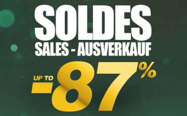 Soldes - Sales - Ausverkauf : Up to -87% !
