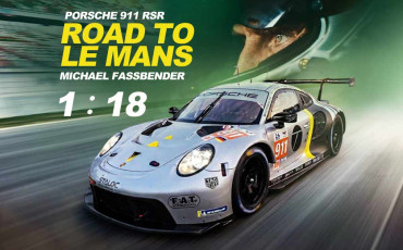 New Porsche 911 RSR Road to Le Mans 1 : 18 - New Ferrari Premium 1 : 18 Models - New Mercedes & Red Bull Clothing