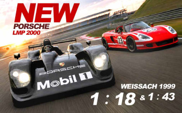 New Porsche LMP 2000 Weissach 1999 1 : 18 - New 1 : 18 Models with Openings - New Ferrari Clothing