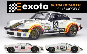 A week full of Exoto 1/18 models and Le Mans 24h