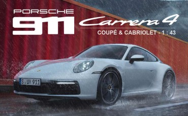 Porsche Calendar 2020 - New 992 Carrera 4 - Porsche 356 Minichamps