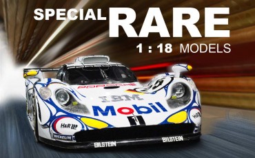 Rare Porsche models 1/18 - Porsche ART selection