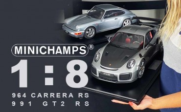 Porsche 991 GT2 RS 1/8 and Porsche 964 RS 1/8 available
