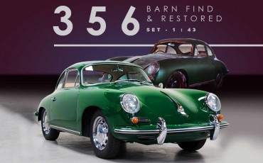 Porsche 356 Barn Find & Restored Set 1:43