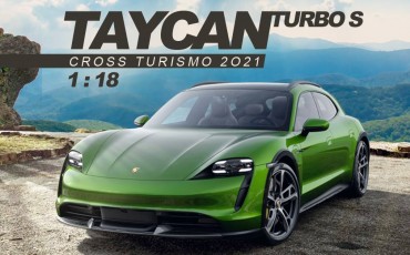 New Porsche Taycan Turbo S Cross Turismo 1:18
