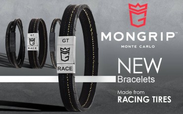 New Montgrip Bracelets made from Racing Tires