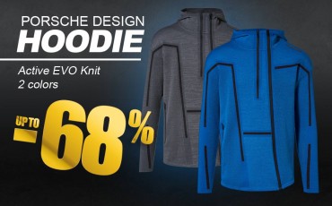 Porsche Design Hoodie : Up to -68 % discount !