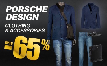 Porsche Design Clothing & Accessories : Up to -65% DIscount !