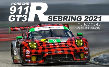 Porsche 911 GT3 R PFAFF 12h Sebring 2021 - 1:43 & 1:18