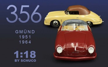 Porsche 356 Gmünd 1951 & 1964 Schuco 1:18