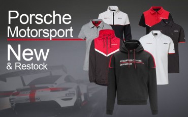 New Porsche Motorsport Clothing & Restock