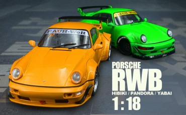 Porsche RWB Hibiki - Pandora - Yabai 1:18