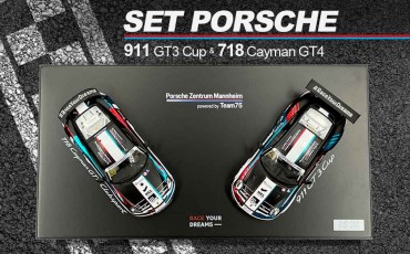 New Porsche Zentrum Set 911 GT3 Cup & 718 Cayman GT4 1:43