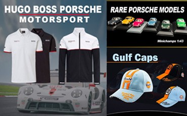 Porsche x Hugo Boss Collection - Rare Porsche models - Gulf caps