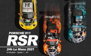 Porsche 911 RSR 24h Le Mans 2021 Spark 1:43 - Sparco Martini Racing Huge Restock