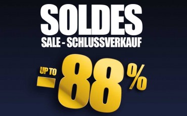 SOLDES / SALE / SCHLUSSVERKAUF : Up to -88% !!! 5 Days ONLY