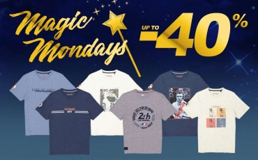 Up to -40% - 72h only : Magic Mondays !