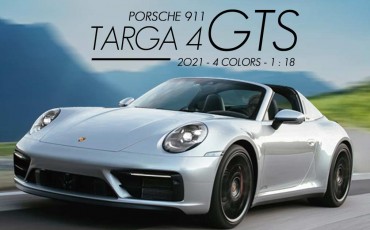 Porsche 911 Targa 4 GTS 2021 1:18 - 4 Colors