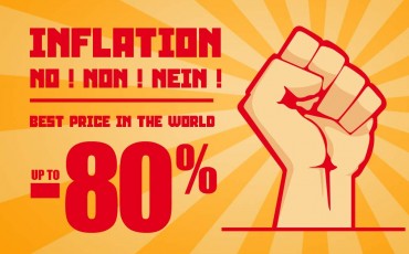 Inflation ? NO ! NON ! NEIN ! Up to -80% !