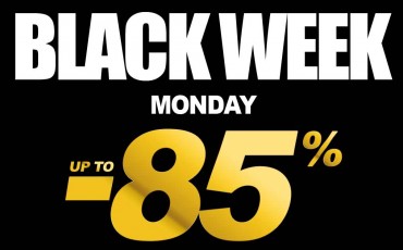 Black Week : Monday - Up to -85% !
