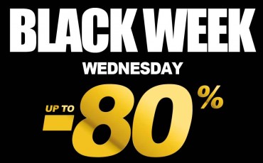 Black Week : Wednesday - Up to -80% !