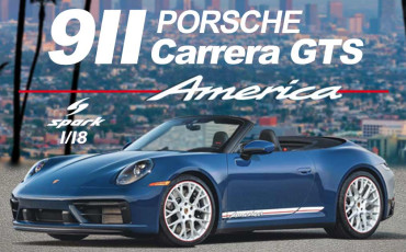 Porsche 911 Carrera GTS America 1:18 - Porsche Design Kitchen Knives