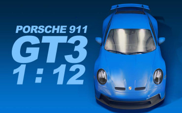 New Porsche 911 GT3 2021 1:12 - Bugatti Carbone Smartwatch