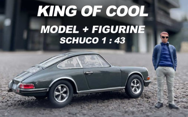 KING OF COOL ! Model + Figurine Schuco 1 :43