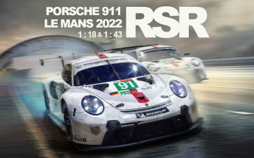 New Porsche 911 RSR 24h Le Mans 2022 - New Porsche Barrel Seats - Porsche 550 Spark 1:43