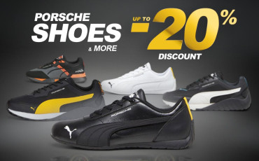Porsche Shoes & More : up to -20% Discount !