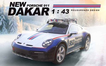 New Porsche 911 Dakar Roughroads 1:43 - New Porsche 911 GT3 RS 1:18 - Spark Models : up to -60% discount