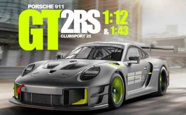 New Porsche 911 GT2 RS Clubsport 25 1:12 & 1:43 - New Formula 1 Spark 1:18 - Porsche Heritage Clothing & Accessories