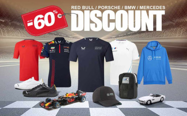 Discount Red Bull, Porsche, BMW, Mercedes : up to -60%