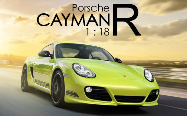 Porsche Cayman R 1 : 18 - New Porsche Clothing - New Tecnomodel High Quality 1 : 18