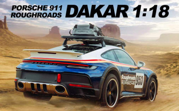 New Porsche 911 Dakar Roughroads 1/18 - New Porsche 911 Mirage Transformers 1/18