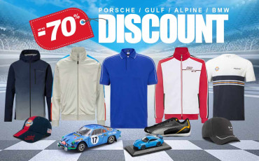 Discount Porsche, Gulf, Alpine, BMW : up to -70%
