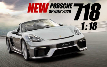 New Porsche 718 Spyder 2020 1 : 18 - Porsche 963 Jota 1 : 18 & 1 :43 - Porsche 911 Sport Classic 1 : 18 & 1 : 12