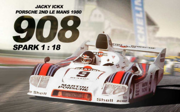 Porsche 908 Le Mans 1980 Spark 1 : 18 - New Porsche Clothing & Accessories - New Spark 1 : 18 & 1 : 43