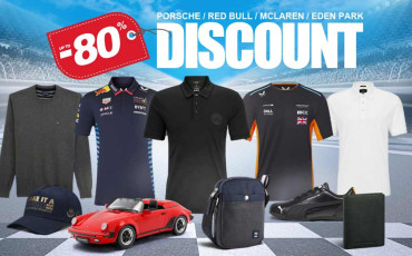 Discount Porsche, Red Bull, McLaren, Eden Park : up to -80%