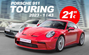 New Porsche 911 GT3 Touring 2023 1 : 43 - Formula 1 Steering Wheel 1 : 2 - New Porsche 911 GT3 RS Weissach 1 : 18