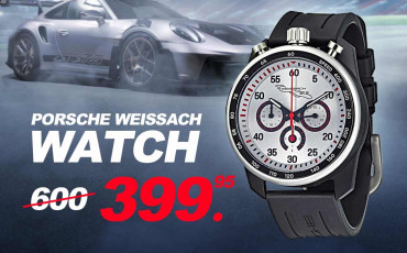 Porsche Weissach RS Watch : Best price in the world ! New Porsche 911 Turbo 50 Years 1 : 18