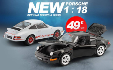 New Porsche 1 : 18 Opening doors & hood - Bugatti T35 1925 1 : 12