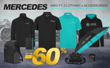 New Mercedes Clothing & Accessories : up to -60% - New Porsche 1 : 43 Models - Gant Clothing : up to -50%